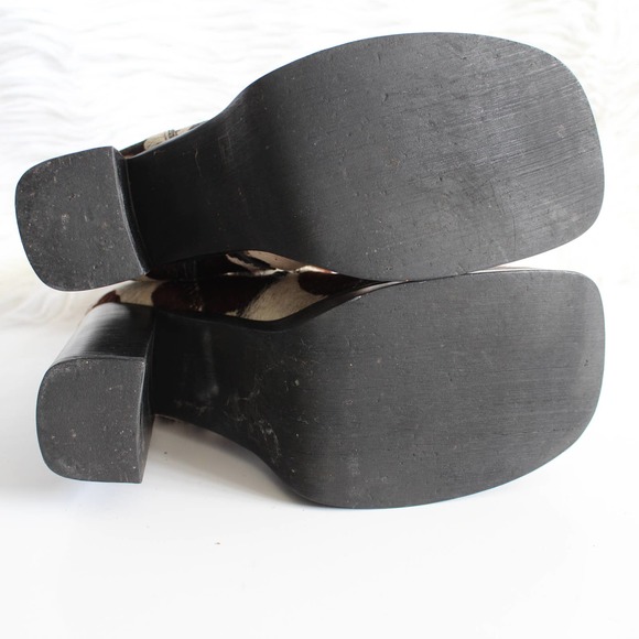 Steve Madden Brown and Cream Ankle Boots - Picture 13 of 13